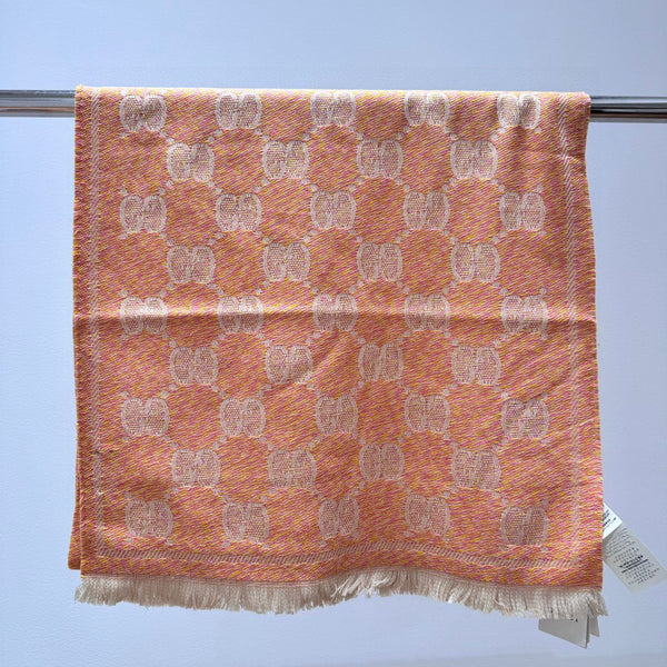 SCARF 195 CM IN MELON ORANGE WOOL 399810