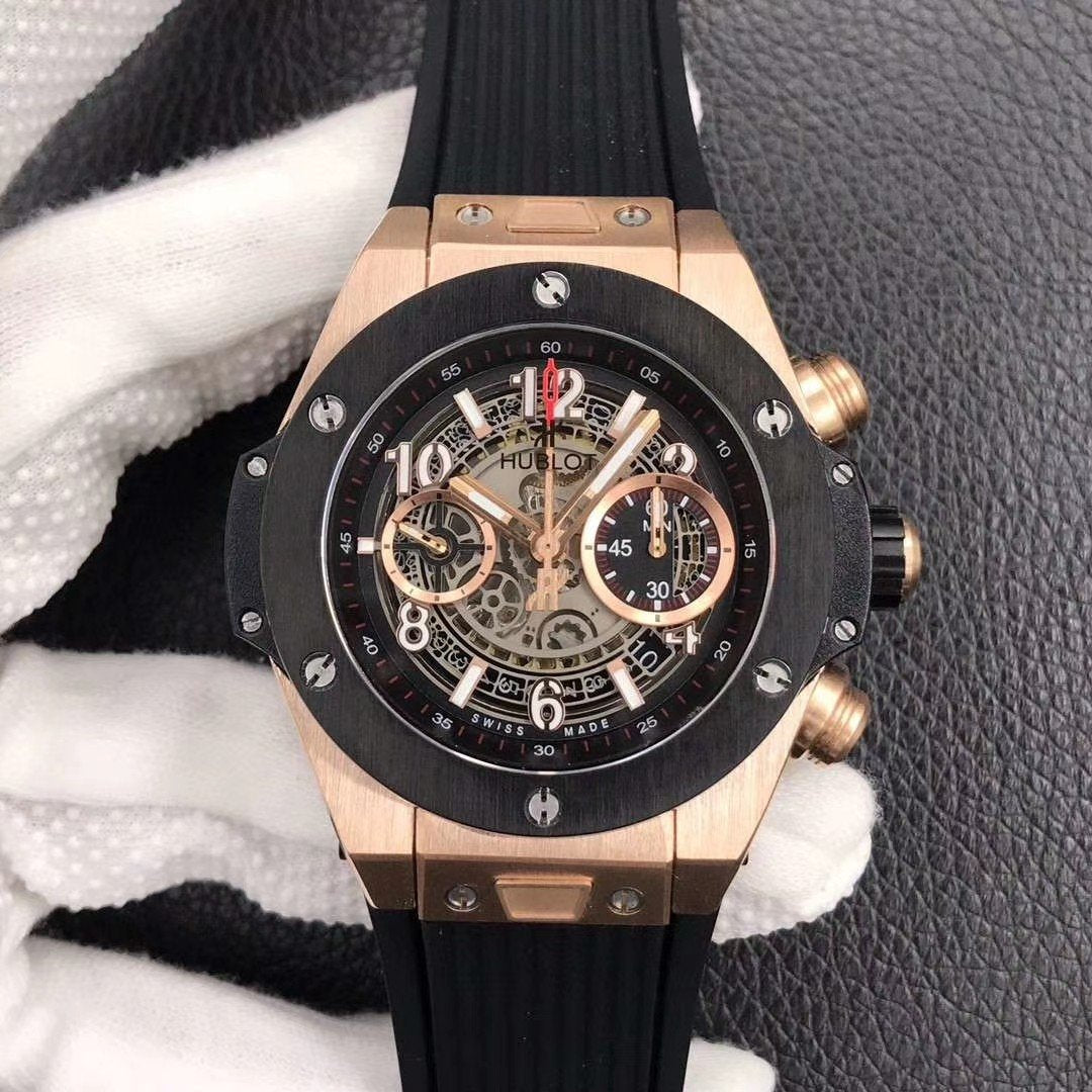 BIG BANG UNICO 45MM KING ROSE GOLD CERAMIC SKELETON DIAL