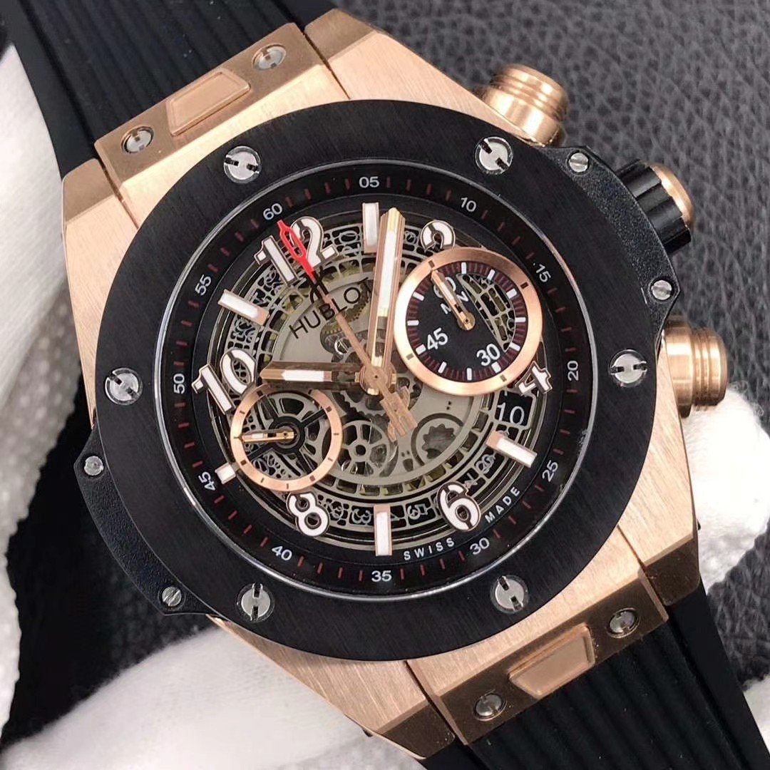 BIG BANG UNICO 45MM KING ROSE GOLD CERAMIC SKELETON DIAL