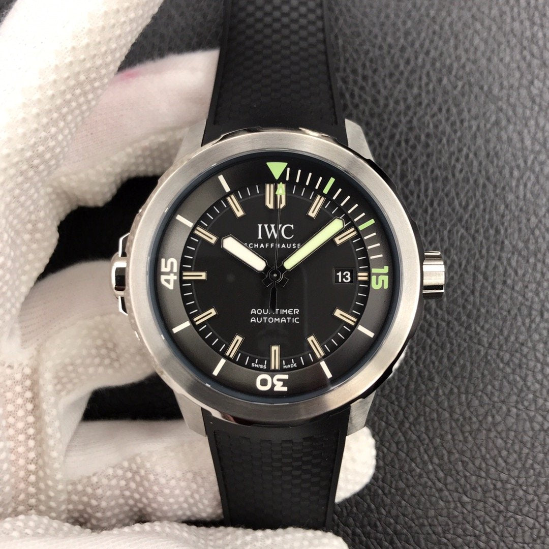 AQUATIMER AUTOMATIC STEEL CASE 44MM BLACK DIAL