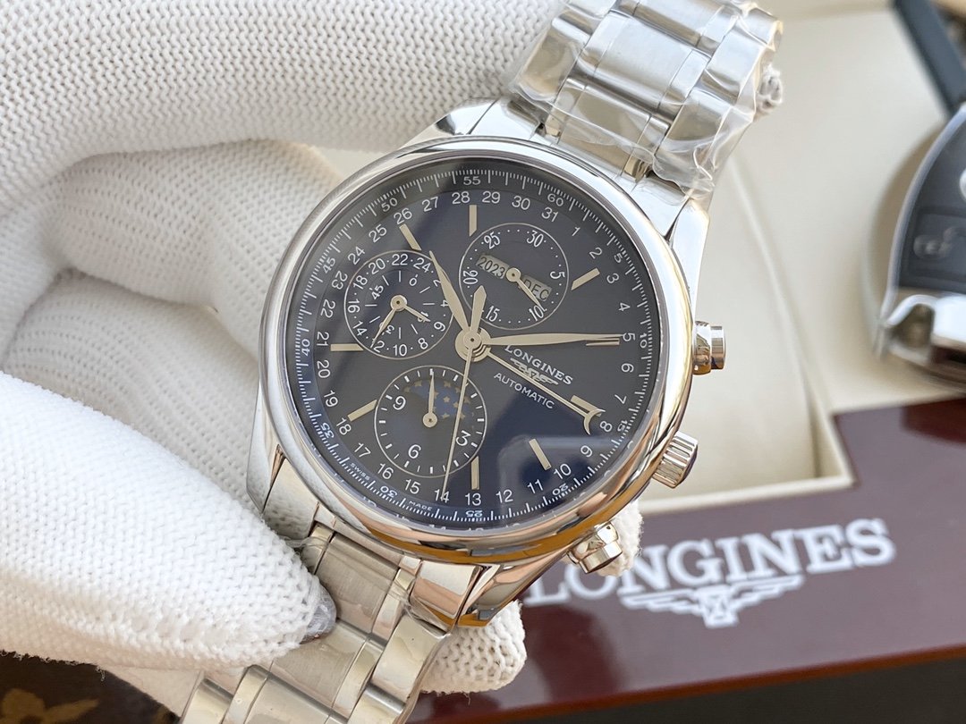 MASTER COLLECTION CHRONOGRAPH MOON BLUE DIAL
