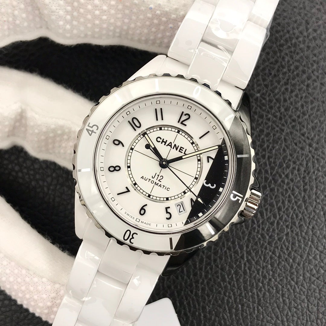 J12 PARADOXE 38MM WHITE BLACK CERAMIC AUTOMATIC