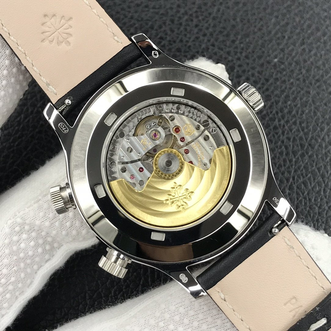Patek Philippe Calatrava Pilot Travel Time Blue Dial