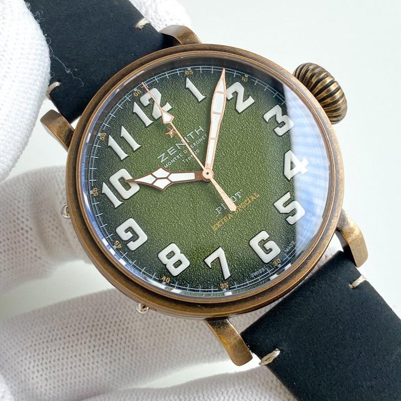 PILOT TYPE 20 45MM BRONZE CASE GREEN DIAL