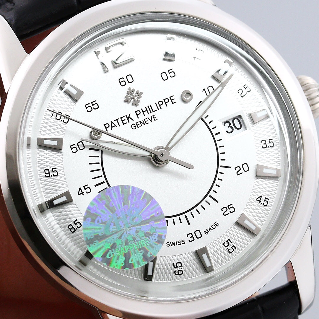 PATEK CALATRAVA 40MM DATE WHITE DIAL