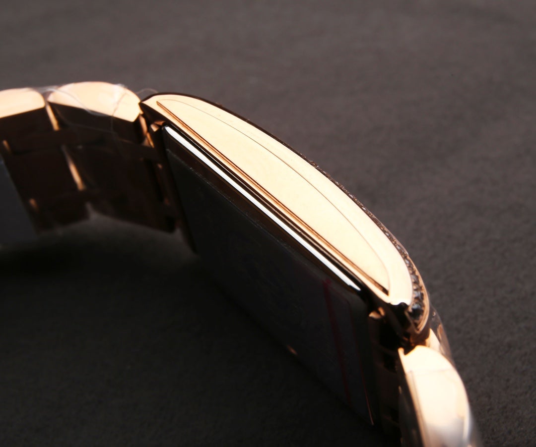 DOLCEVITA 20MM QUARTZ ROSE GOLD MALACHITE DIAL
