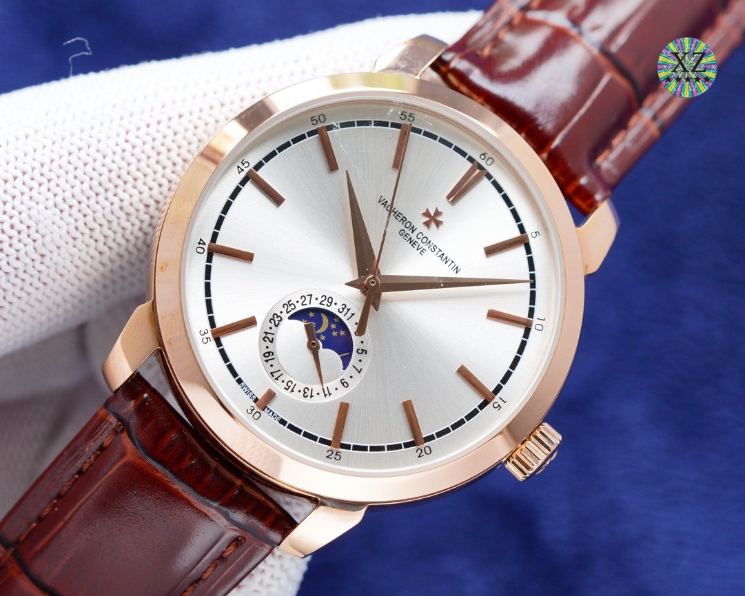 Vacheron Constantin 40mm Rose Gold Case Moonphase