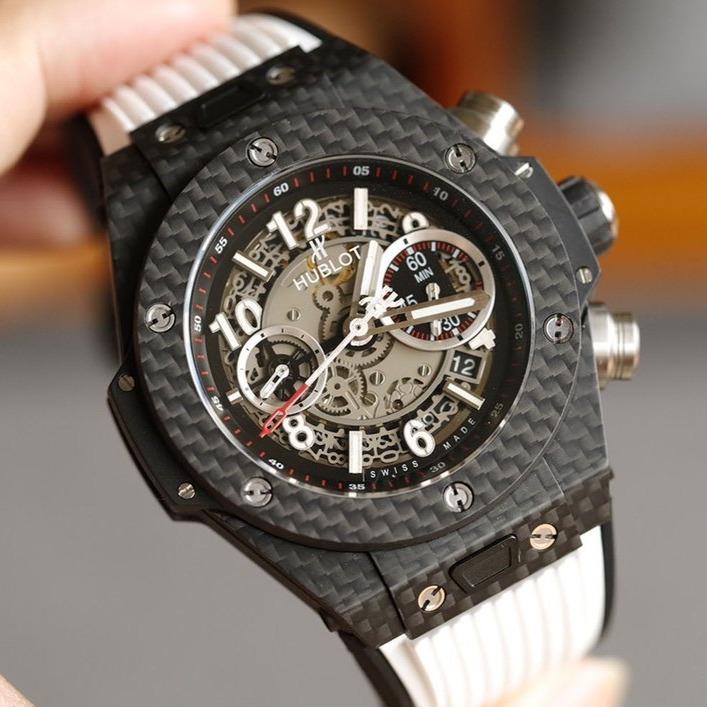 BIG BANG UNICO 45 CARBON CASE SKELETON DIAL