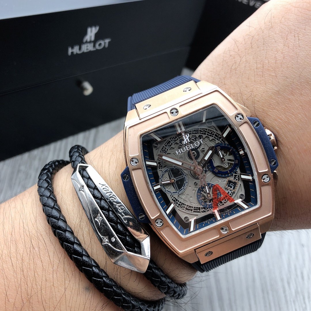 SPIRIT OF BIG BANG KING GOLD 45MM SKELETON DIAL