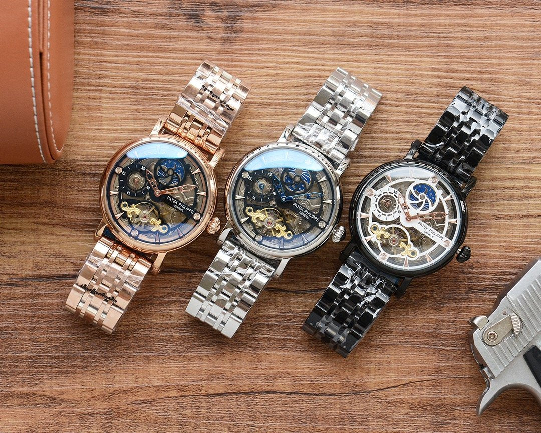 PATEK COMPLICATION 40 MOONPHASE SKELETON DIAL