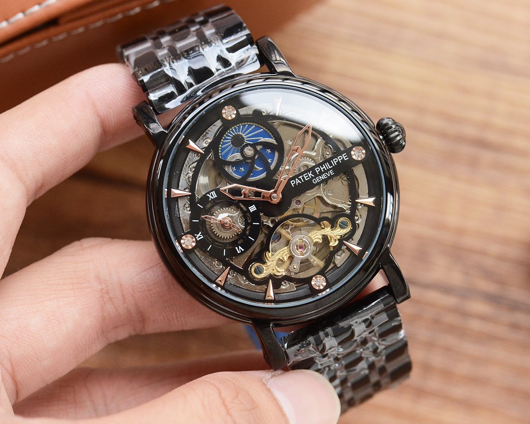 PATEK COMPLICATION 40 MOONPHASE SKELETON DIAL