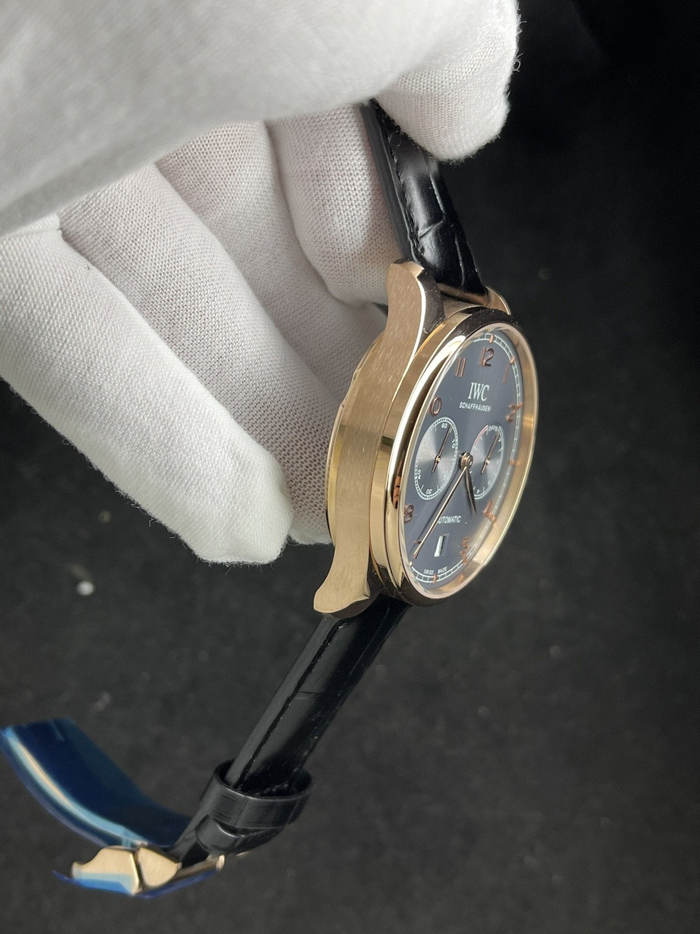 PORTUGUESE 7 DAYS 42MM ROSE GOLD GREY DIAL