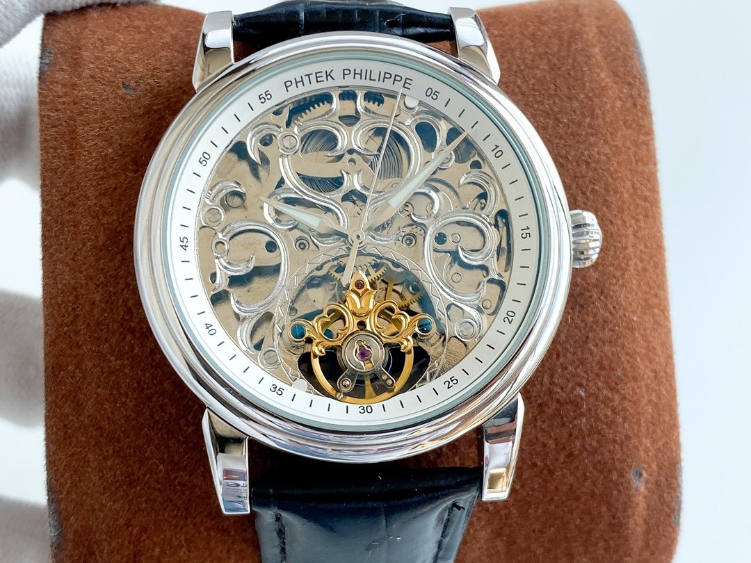 PATEK COMPLICATION STEEL CASE SKELETON DIAL