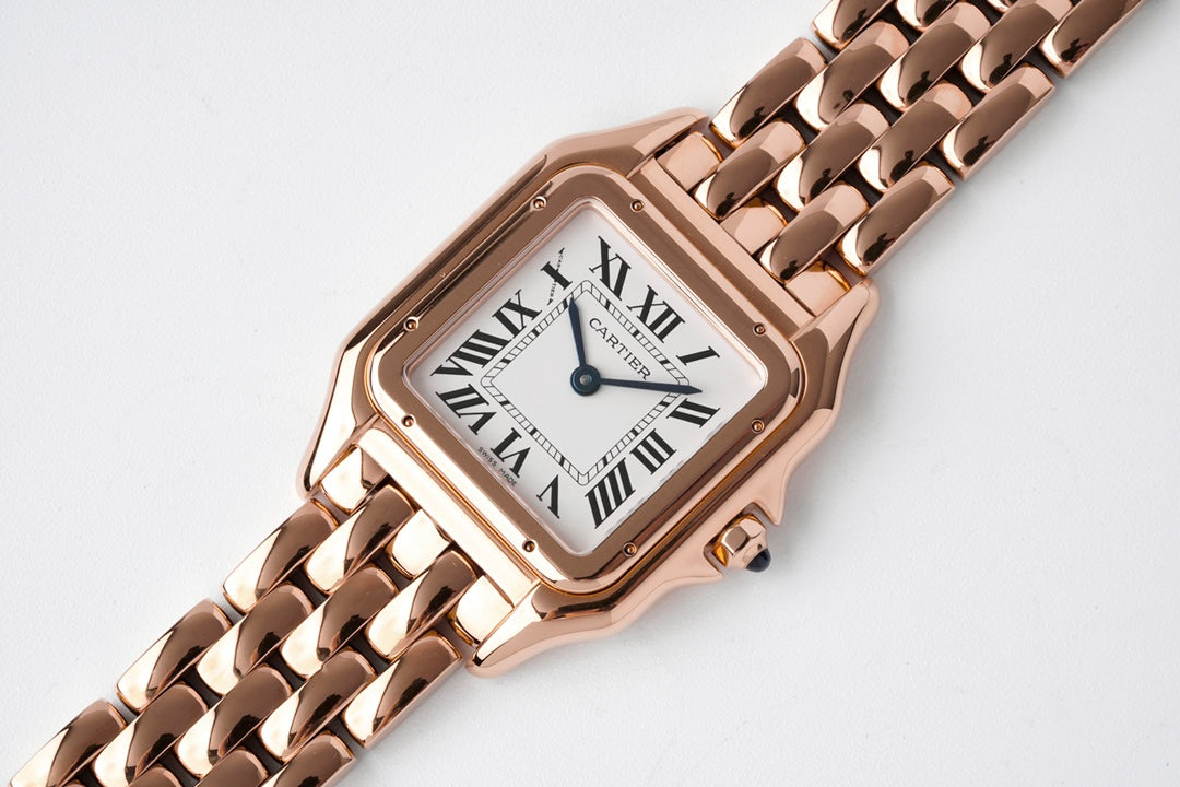 PANTHERE 22MM PINK GOLD WHITE DIAL BEST VERSION