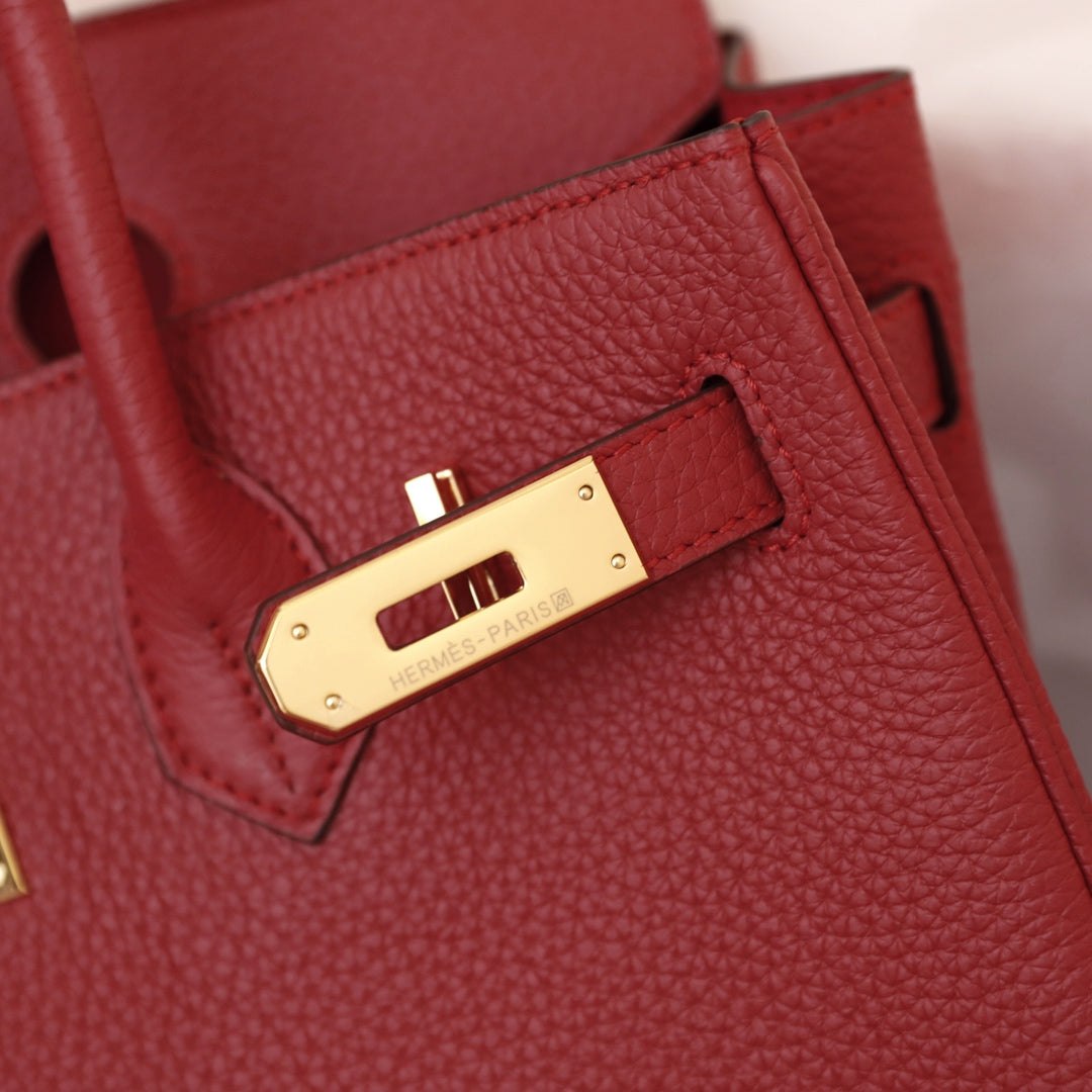 HM BIRKIN BAG 30 CRIMSON TOGO GOLD HARDWARE