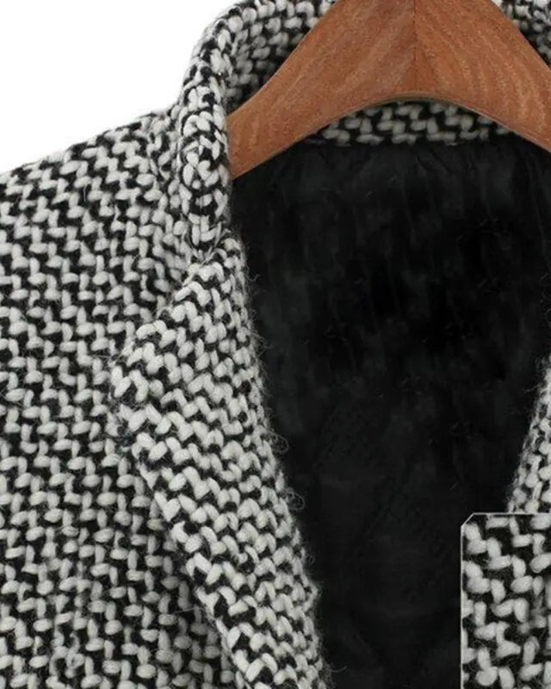LAINEZ - Long wool jacket VEV42603