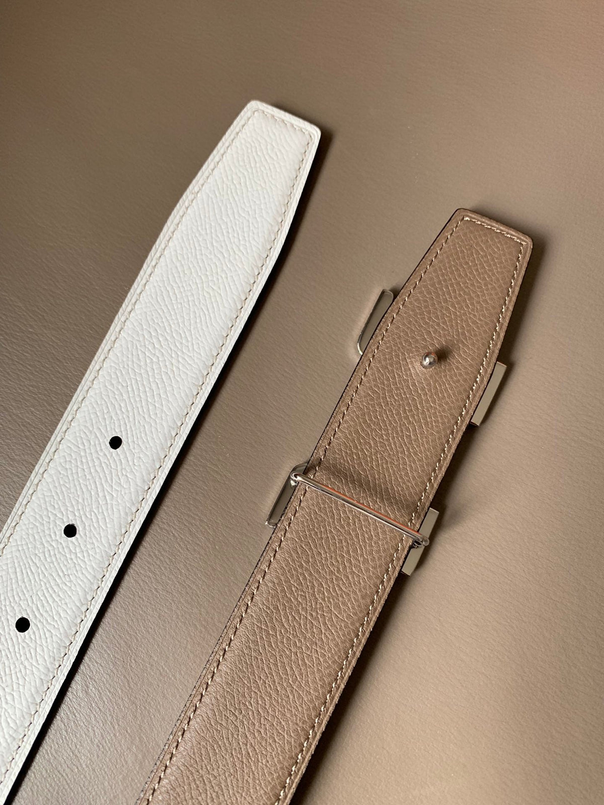 pegase h reversible white etoupe epsom