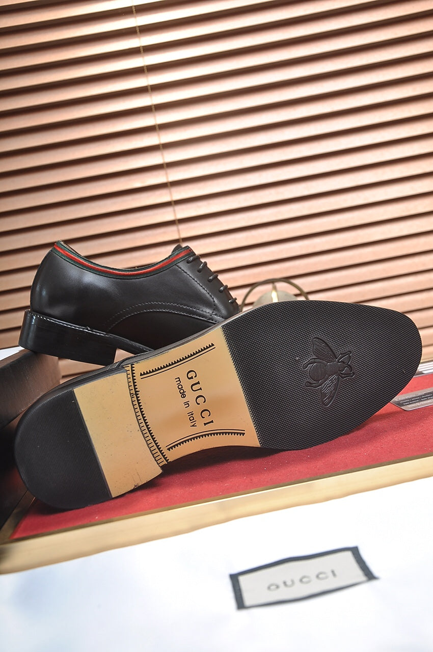 GG Men's Dress Shoe Black Cowhide 140494