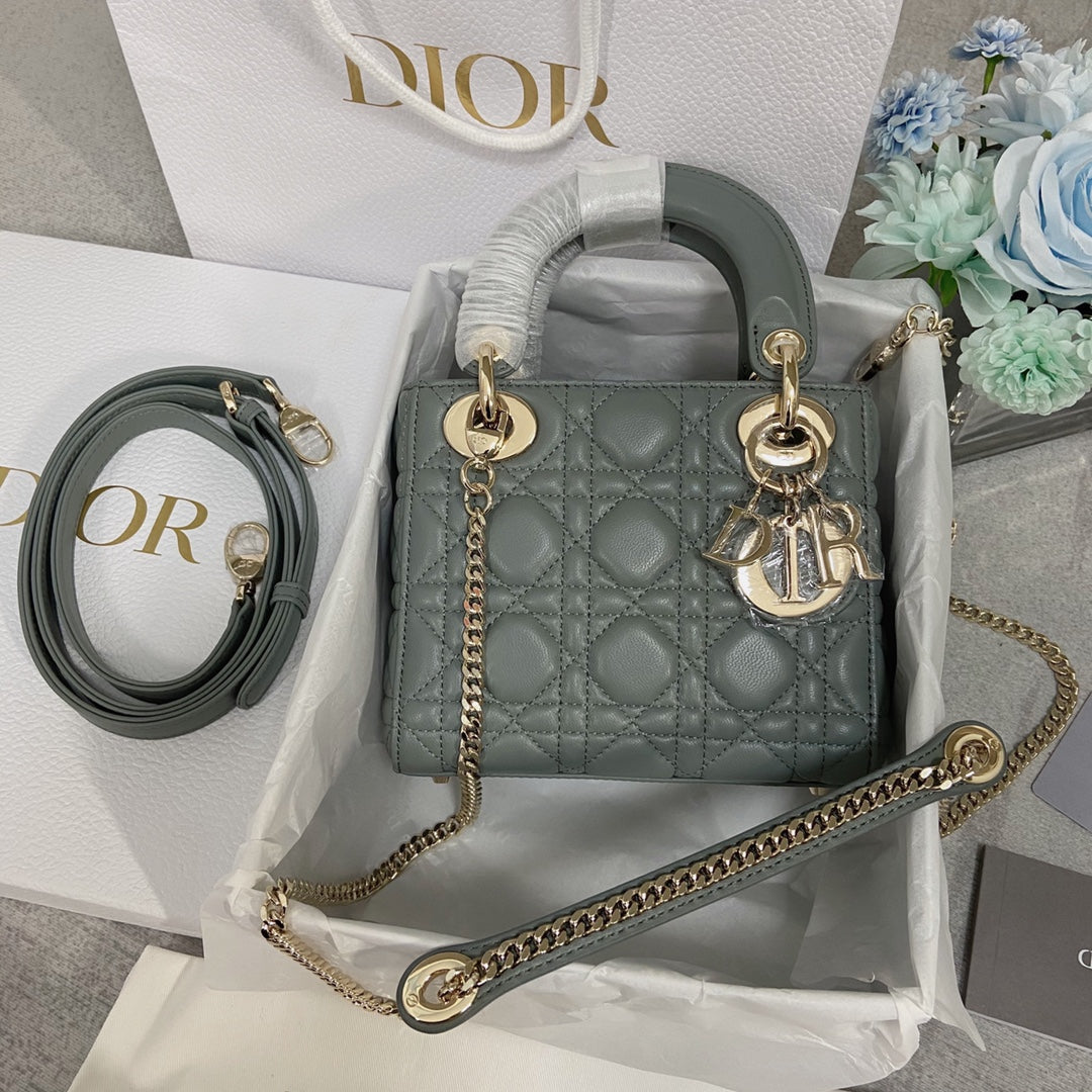 mini lady 17 lambskin