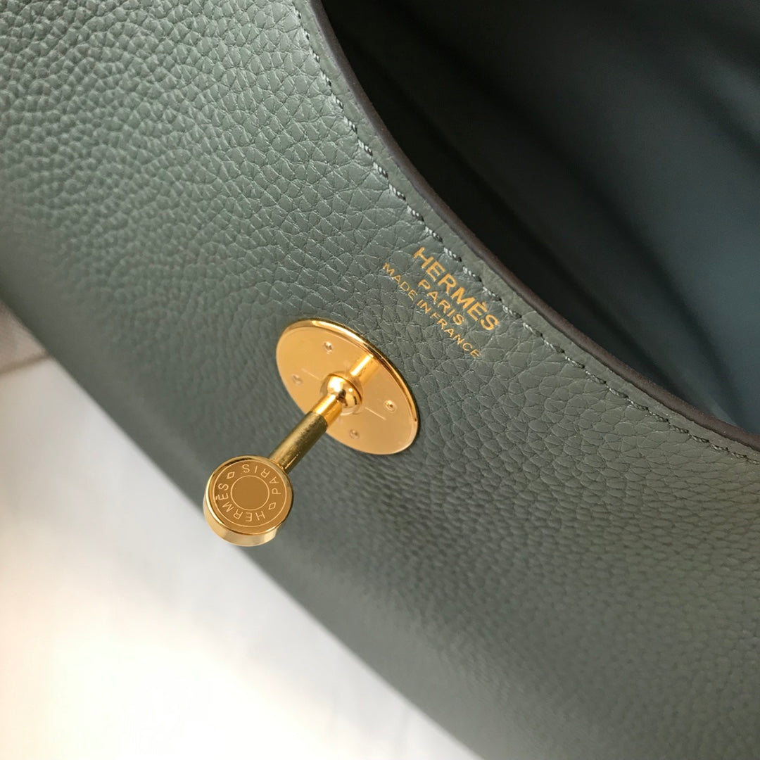HM LINDY 26 BAG PINE TAURILLON CLEMENCE LEATHER