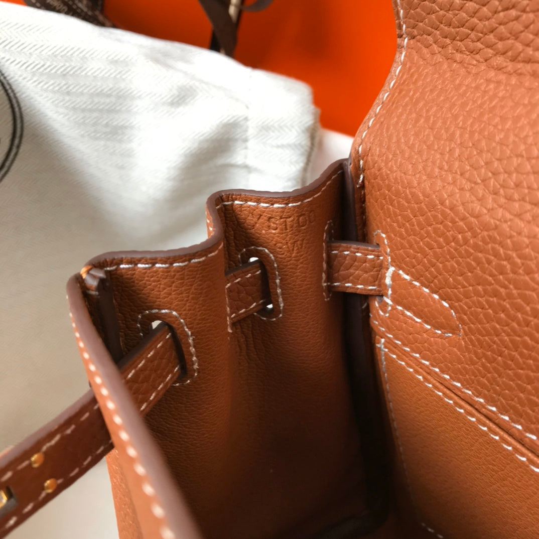 HM Mini Kelly 20cm Togo Leather Gold Hardware