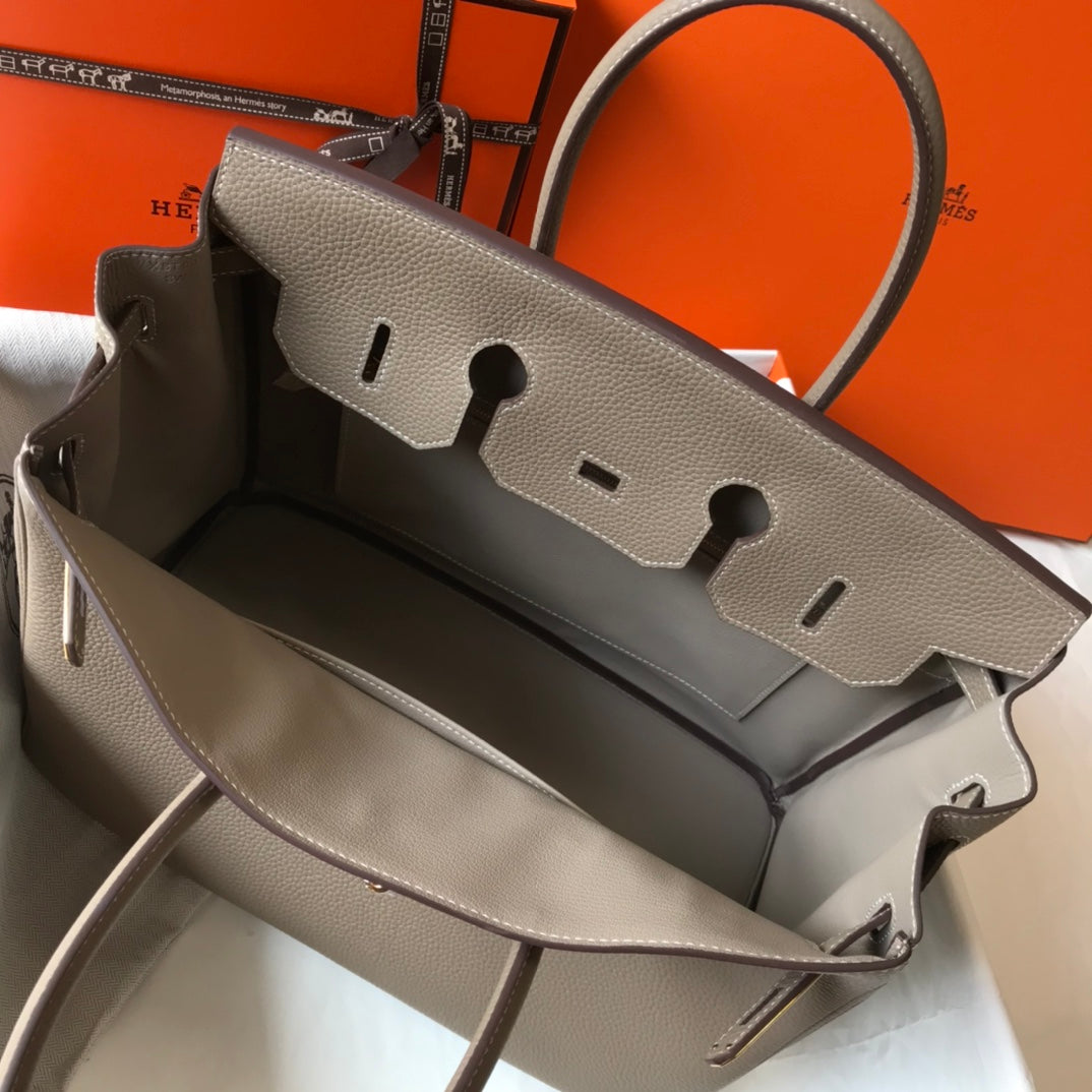 HM BIRKIN 35CM BAG KHAKI TOGO GOLD HARDWARE