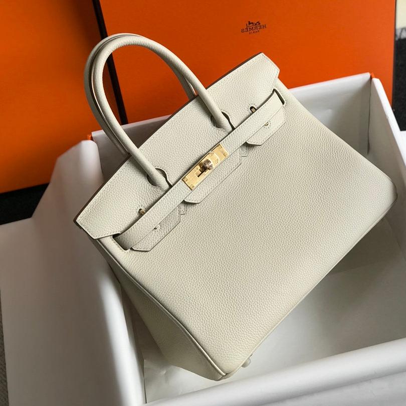 HM BIRKIN 35CM BAG IVORY TOGO GOLD HARDWARE