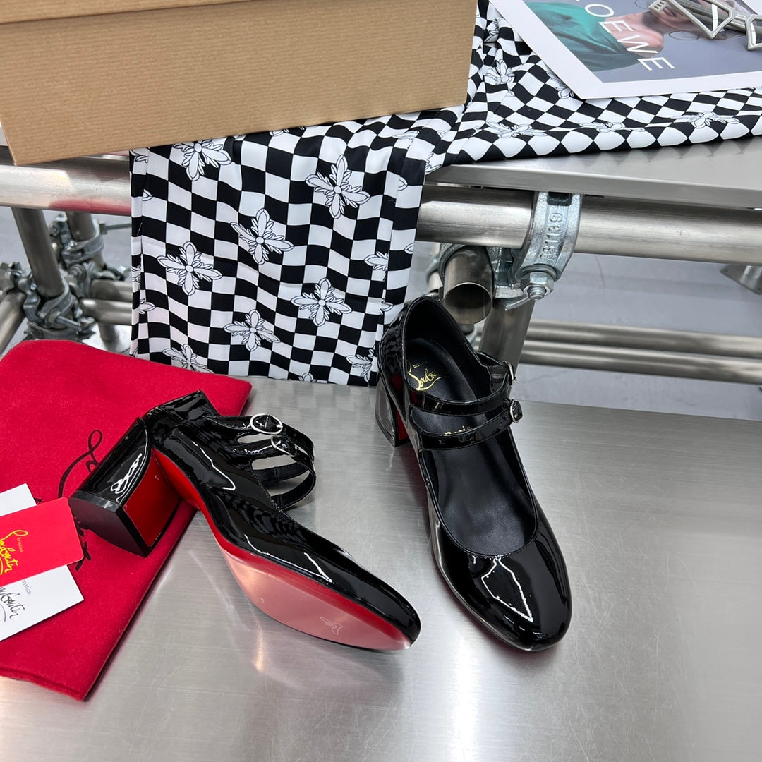cl miss jane black patent calfskin