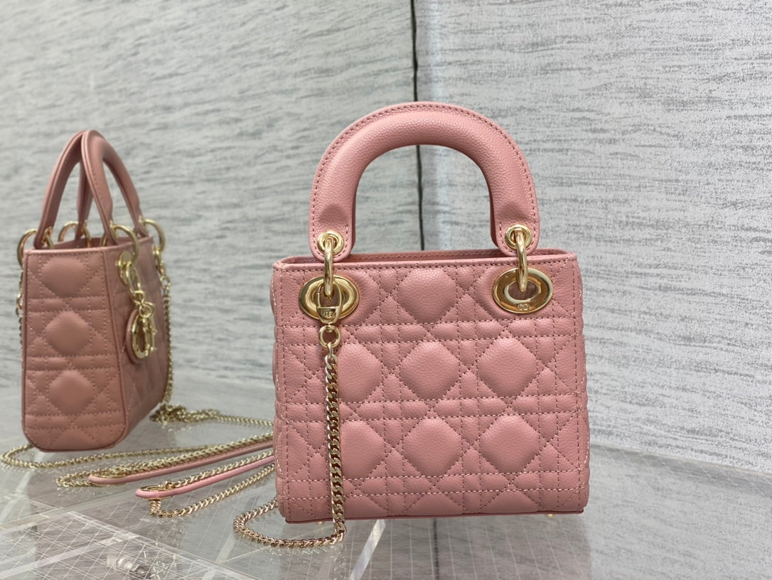 mini lady 17 sakura calfskin ghw