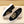GG Men's Slip-on Loafers Black Gold Suede 545716