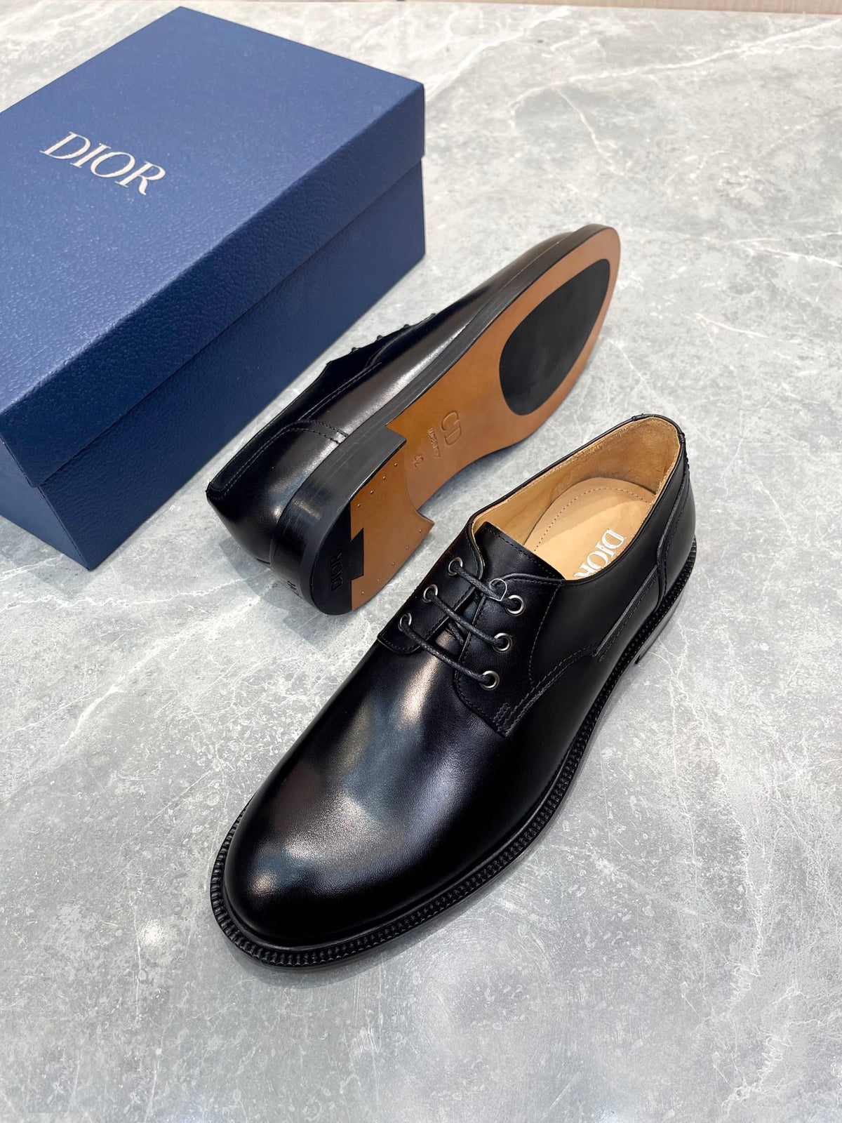 CD HOMME LOAFER BLACK CALFSKIN