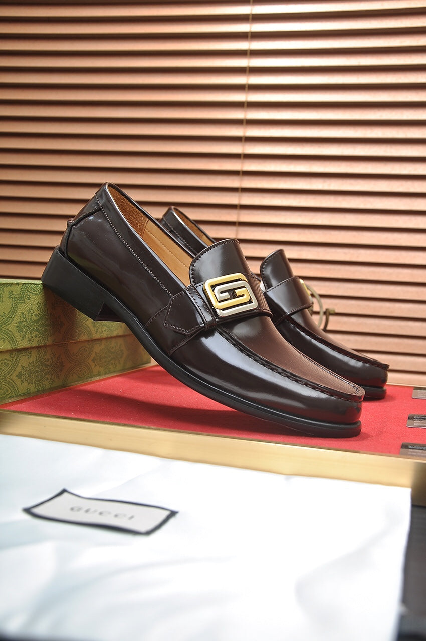 GG Men's Loafer Brown Cowhide 560954