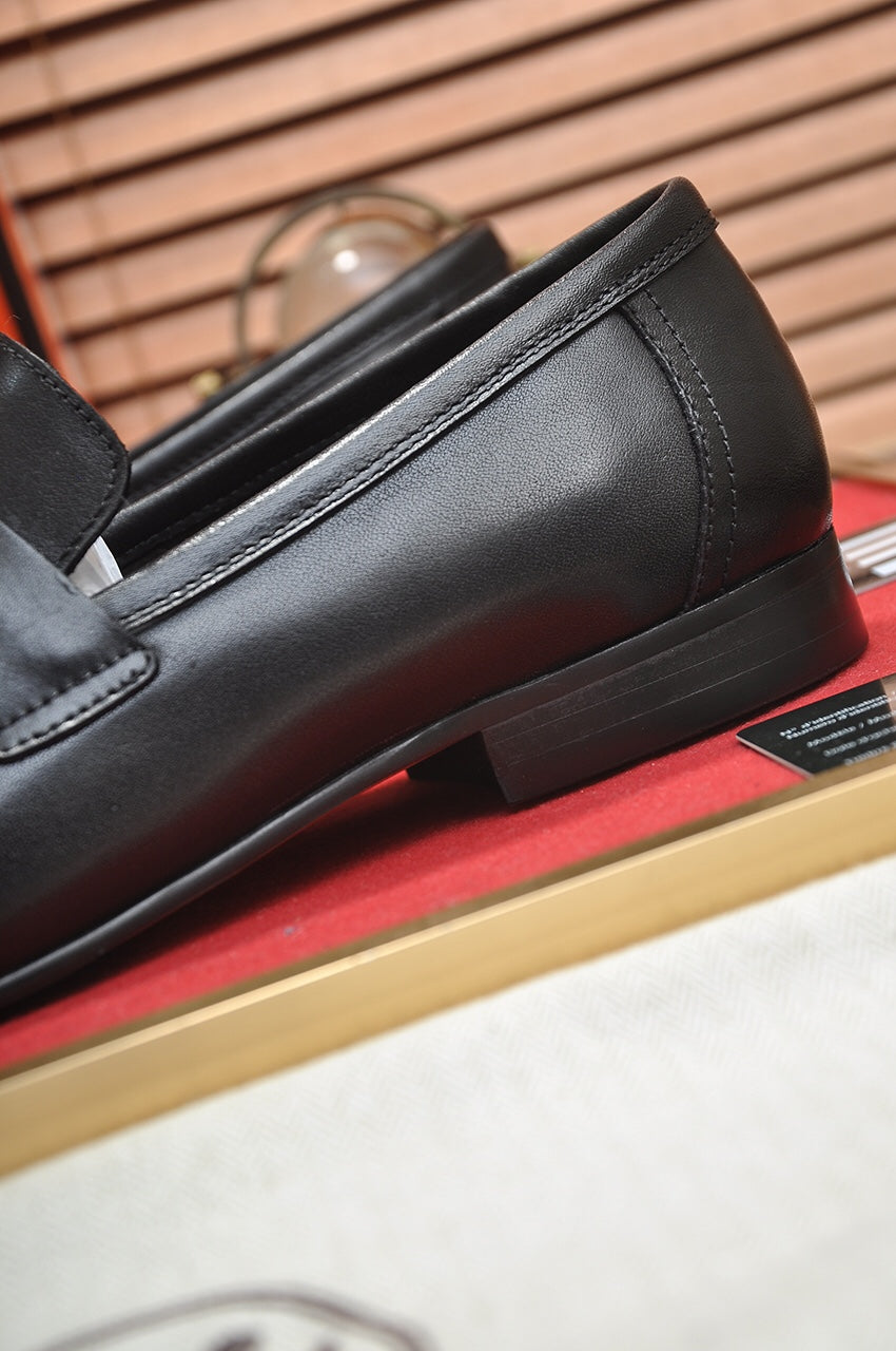 HM HORSEBIT LOAFER BLACK CALFSKIN
