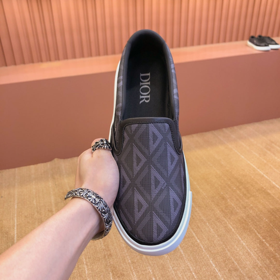 CD B101 DIAMOND LOAFER ASH AND PURPLE CANVAS