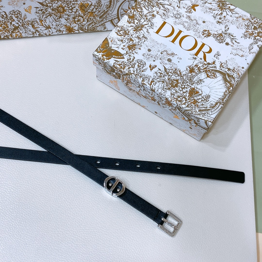 Dior Montaigne Loop Belt 15mm Calfskin 197480