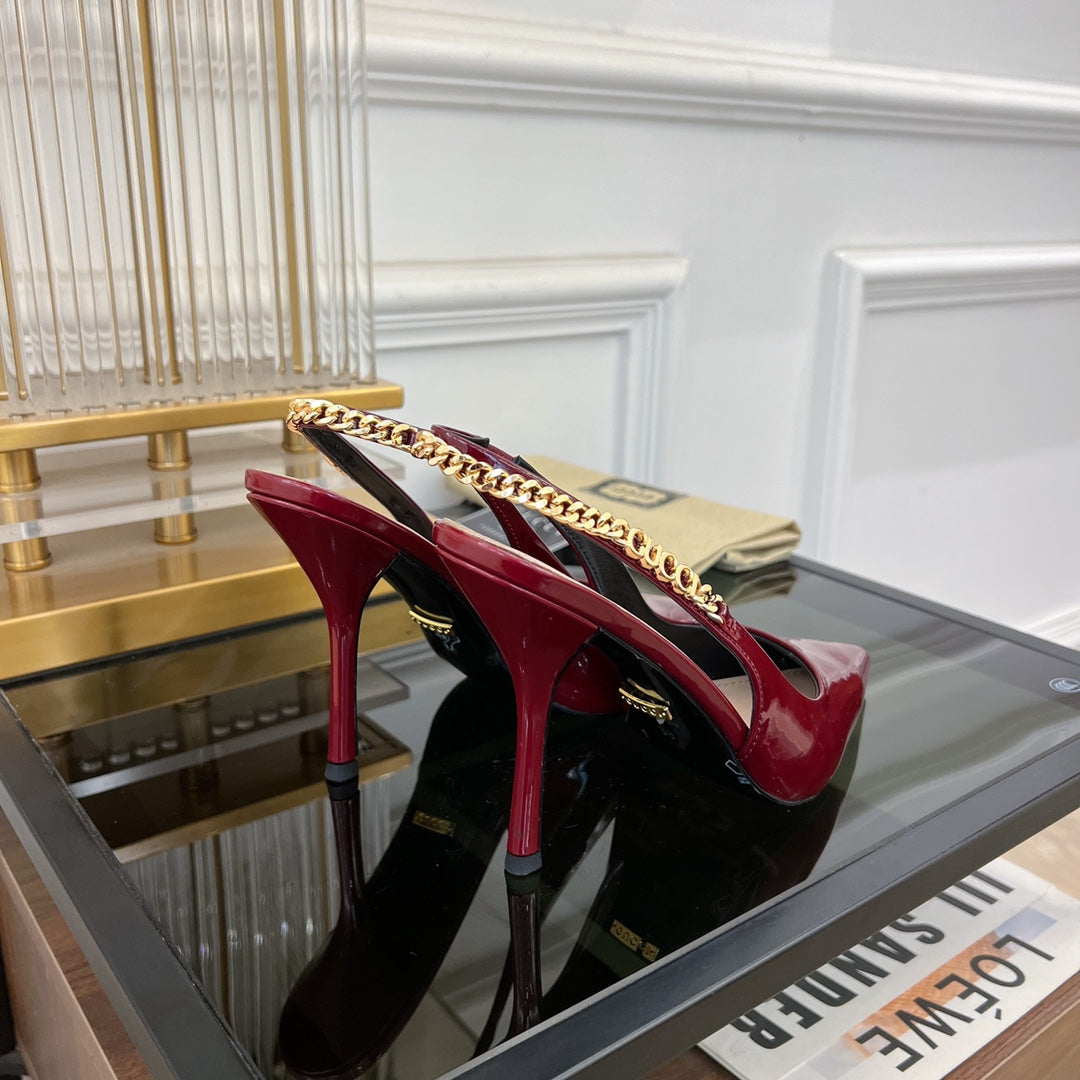 GG SIGNORIA SLINGBACK PUMP JAM LAMBSKIN