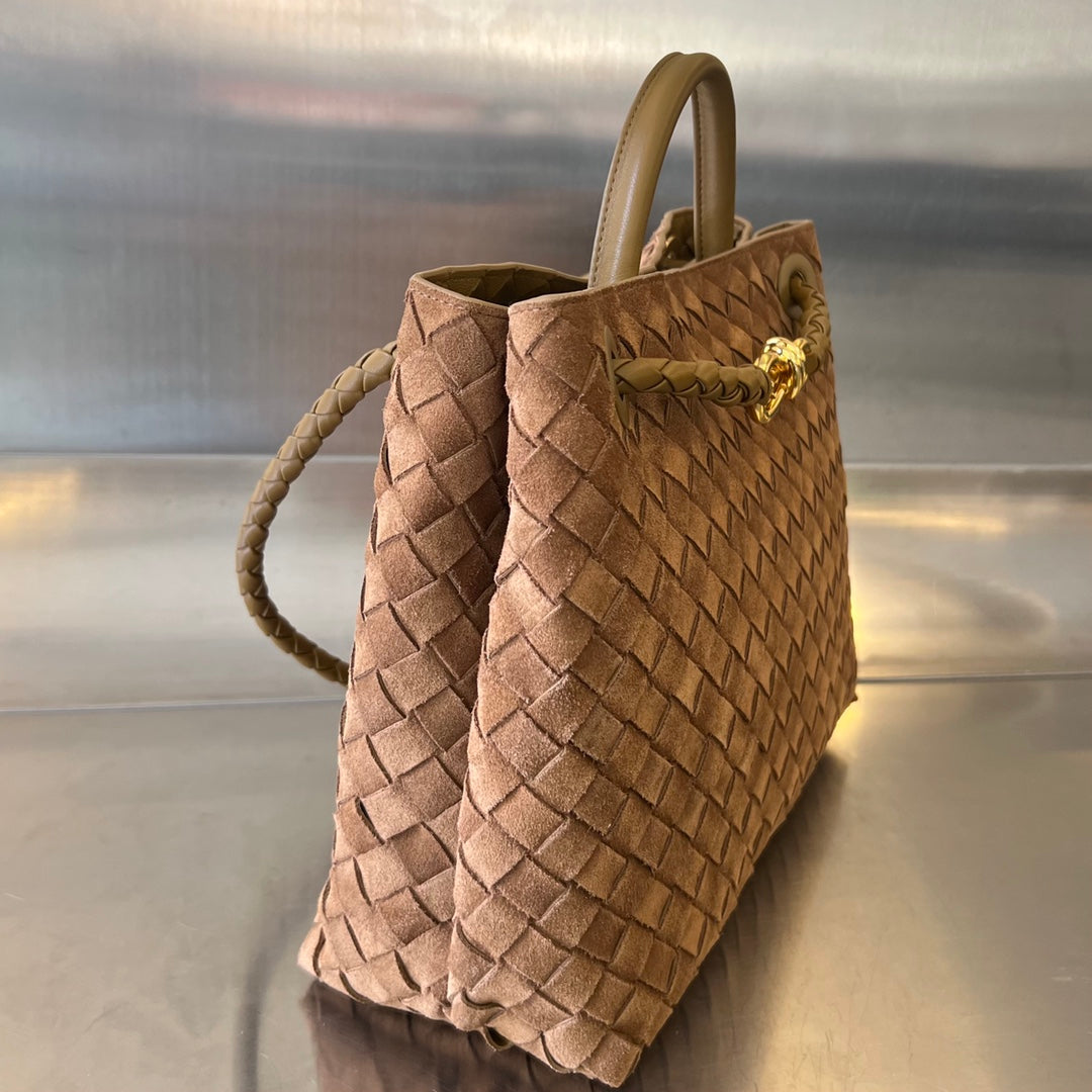 bv medium andiamo 32 brown suede