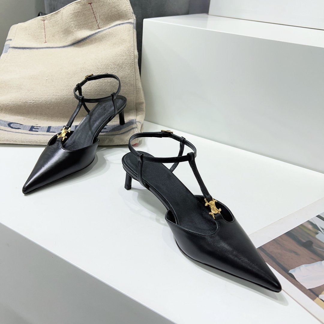 cl kitten t-bar 75 black calfskin