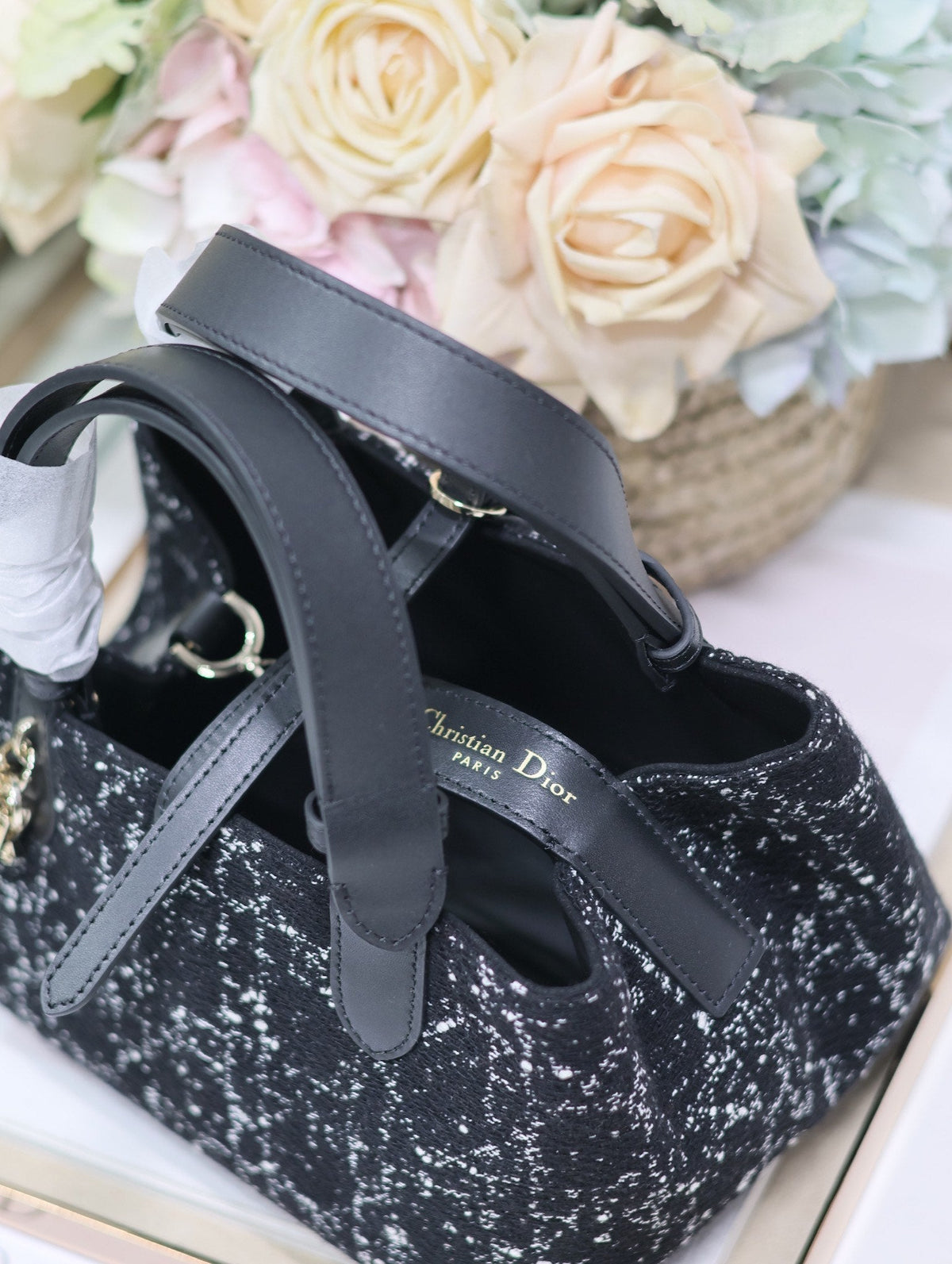 CD Small Toujours 23 Black Tweed 245636