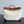 LARGE ANDIAMO 42 IN WHITE BROWN CALFSKIN AND CANVAS
