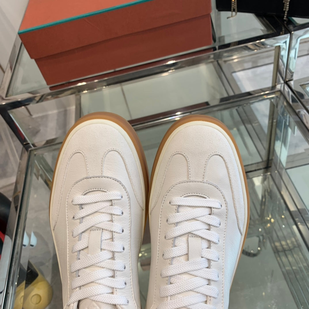 LP TENNIS WALK SNEAKERS WHITE CALFSKIN