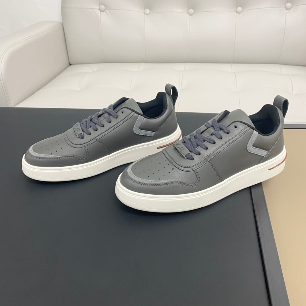 LP NEWPORT 2.0 WALK SNEAKERS LIGHT GRAY CALFSKIN