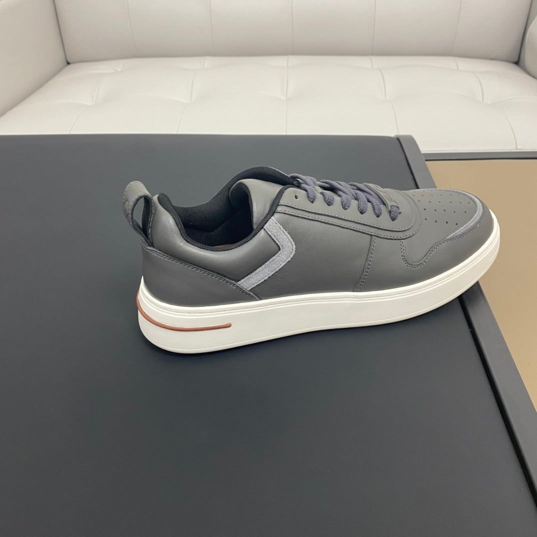 LP NEWPORT 2.0 WALK SNEAKERS LIGHT GRAY CALFSKIN