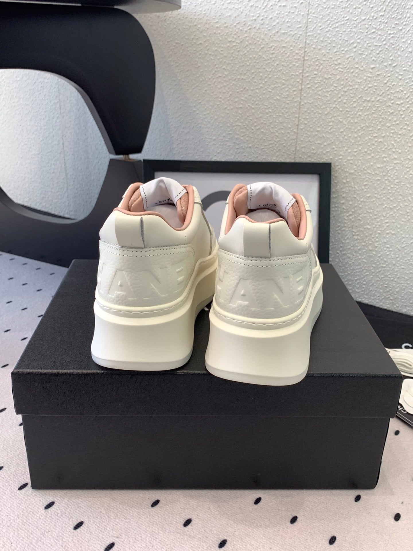 CC Sneaker In White Mix Rose Pink Cowhide 147104