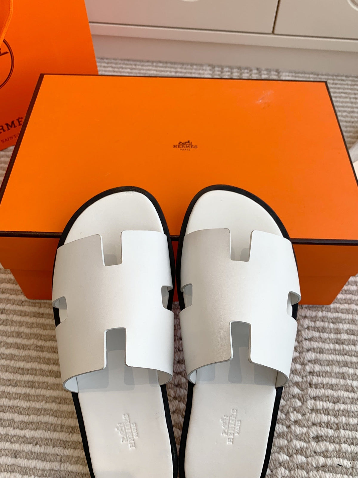 HM Izmir White Calfskin