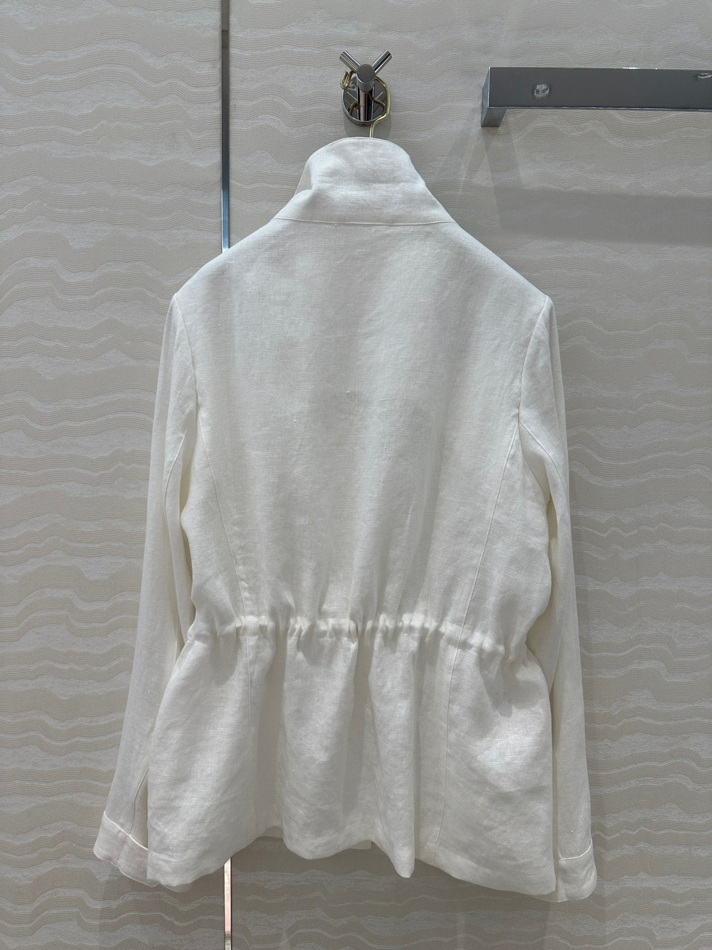 LP 25 Stand-up Collar Jacket White Cotton Polyester 265165