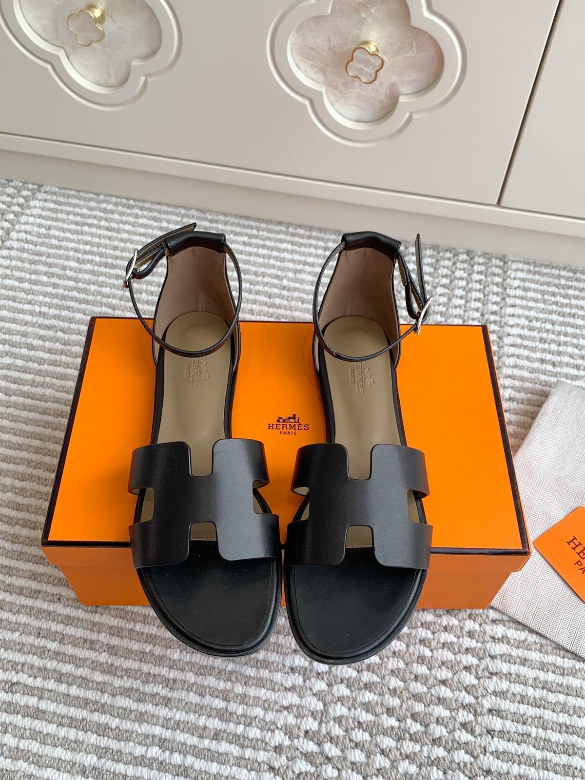 HM 25 Santorini Black Etoupe Calfskin