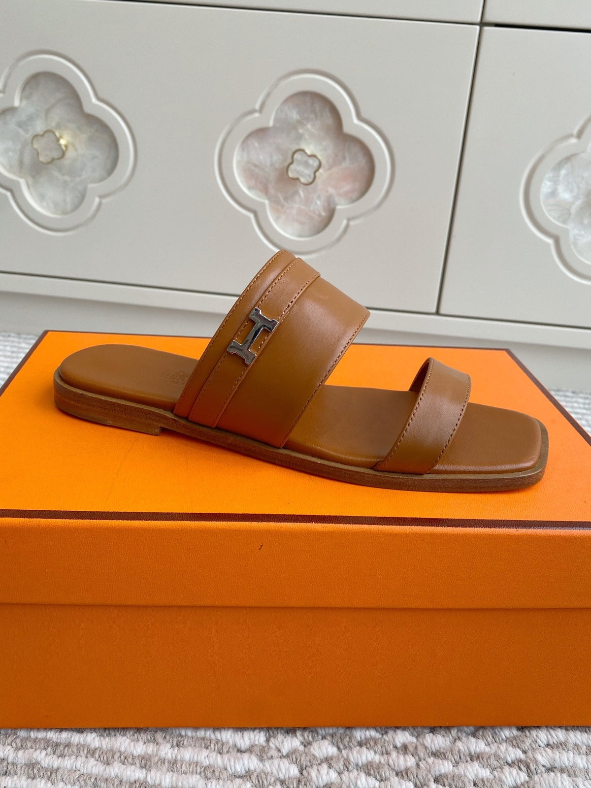HM Joao Sandal Brown Calfskin 291461