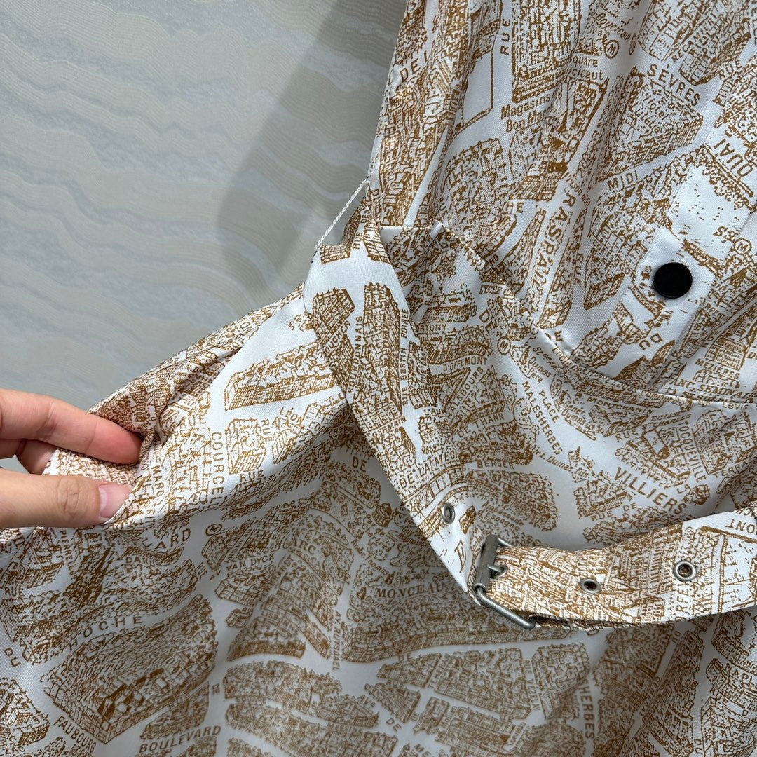 CD Dress Light Brown Silk