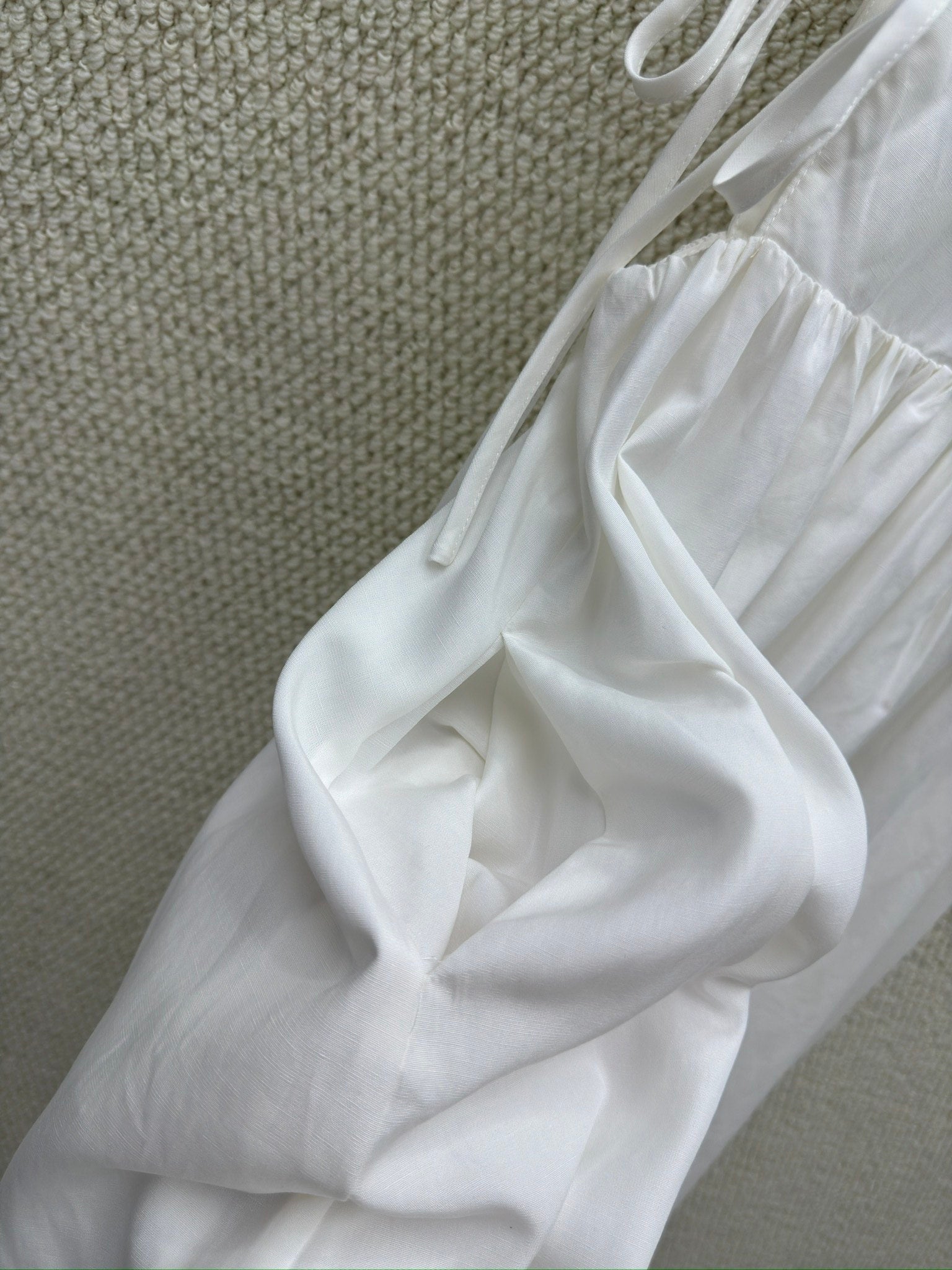 Miumiu 2026 Vest Dress White Cotton 226003